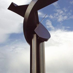 „Windkinetische Kreiskonstruktion“ von Günter Wiese.