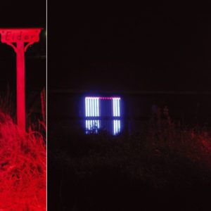 Nils R. Schultze | Lichtinstallation an der Eider